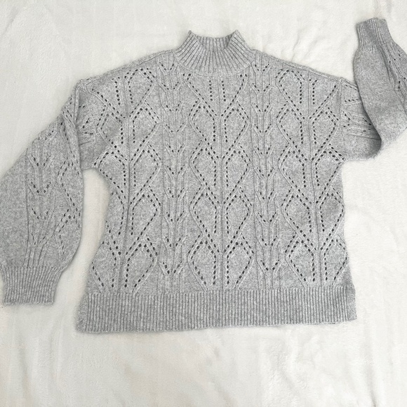 Loft Large Grey Sweater - Picture 1 of 4